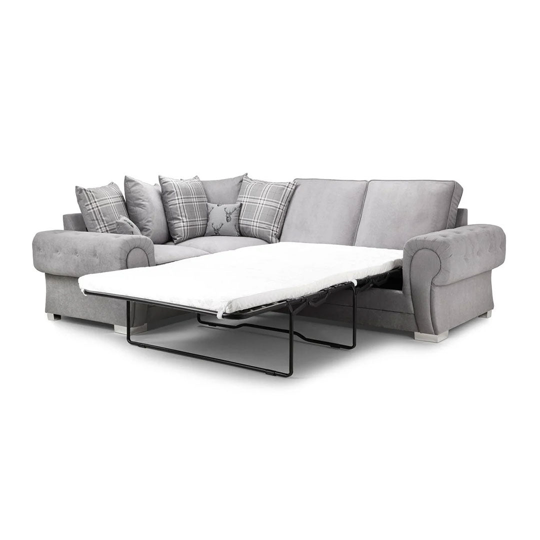 VERONA 4 SEATER CORNER SOFA BED LEFT/RIGHT HAND SIDE