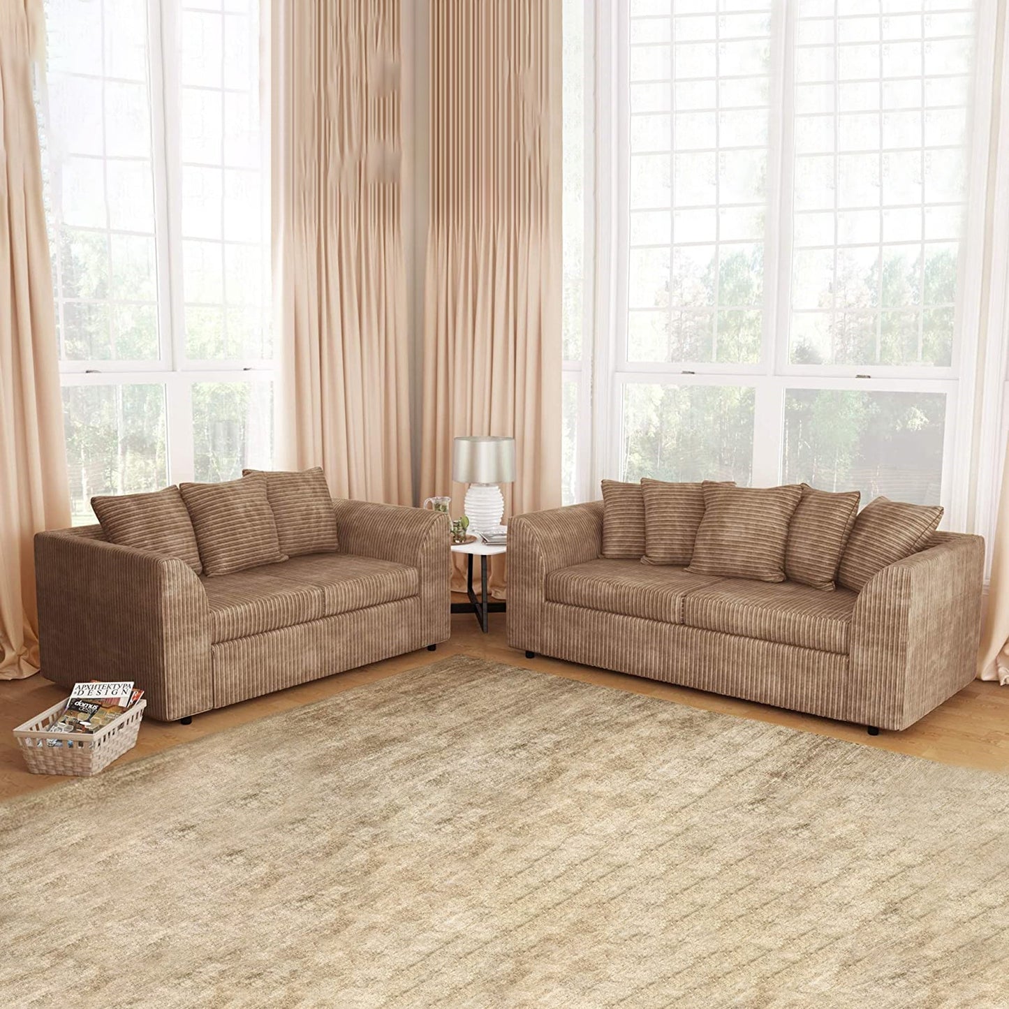 BYRON JUMBO 3+2 SEATER SOFA