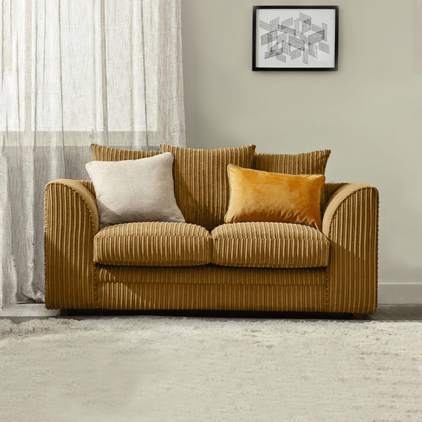 BYRON JUMBO 2 SEATER SOFA