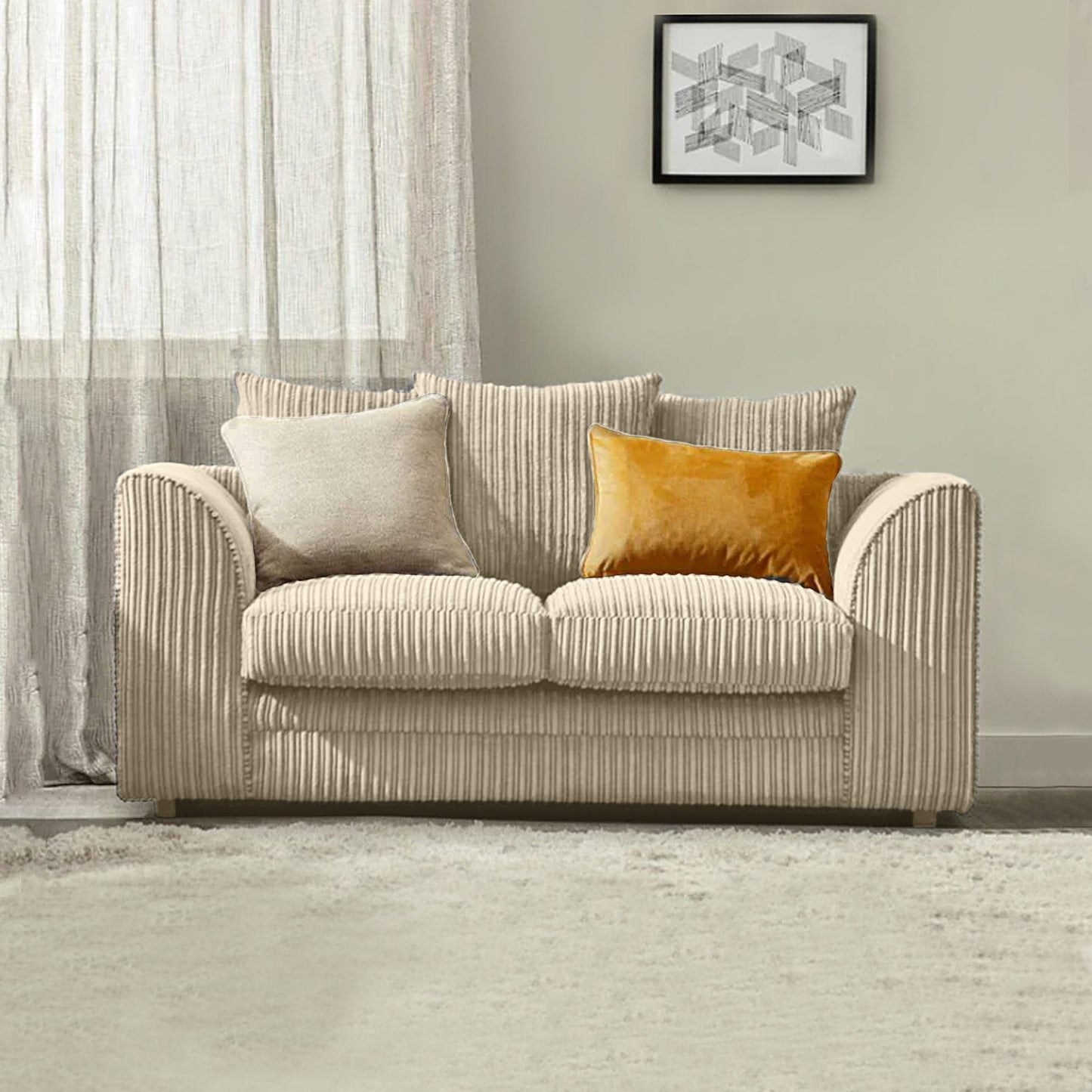 BYRON JUMBO 2 SEATER SOFA