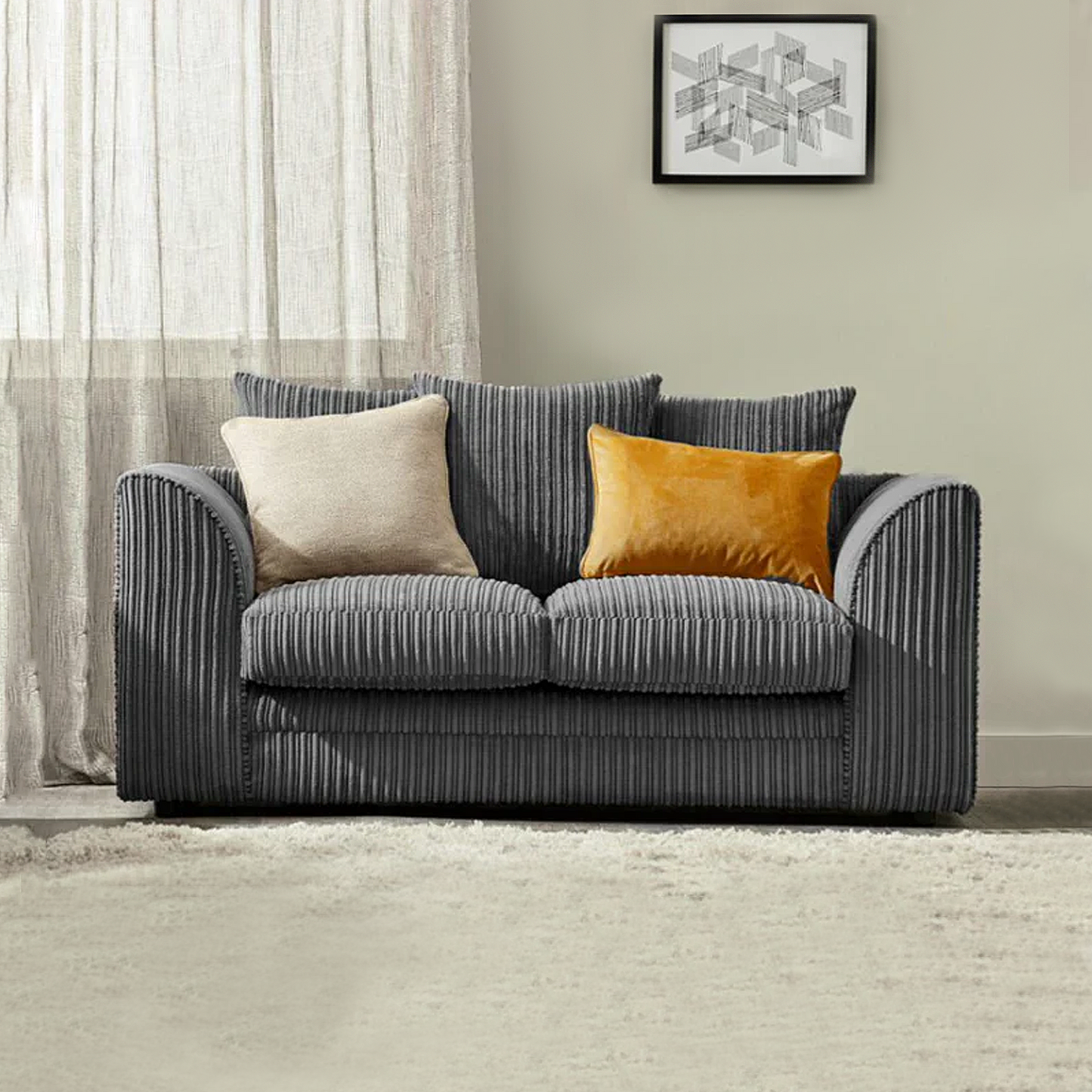 BYRON JUMBO 2 SEATER SOFA