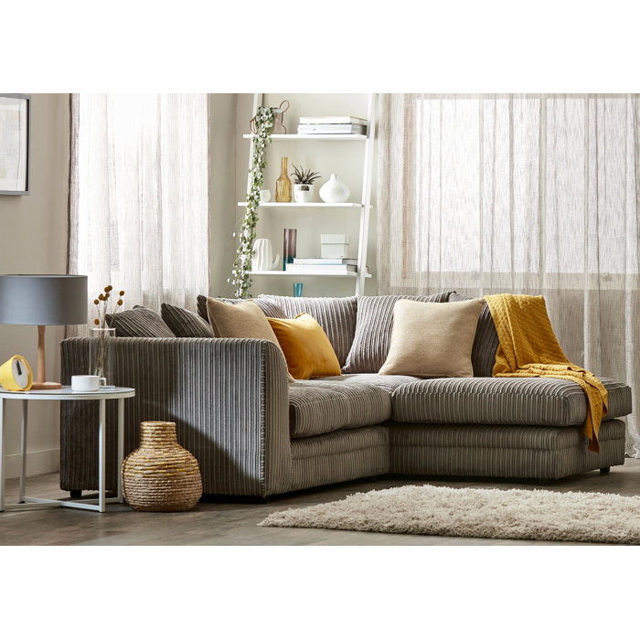 LUXURY JUMBO CORD CORNER SOFAS – ULTIMATE COMFORT, UNBEATABLE STYLE!