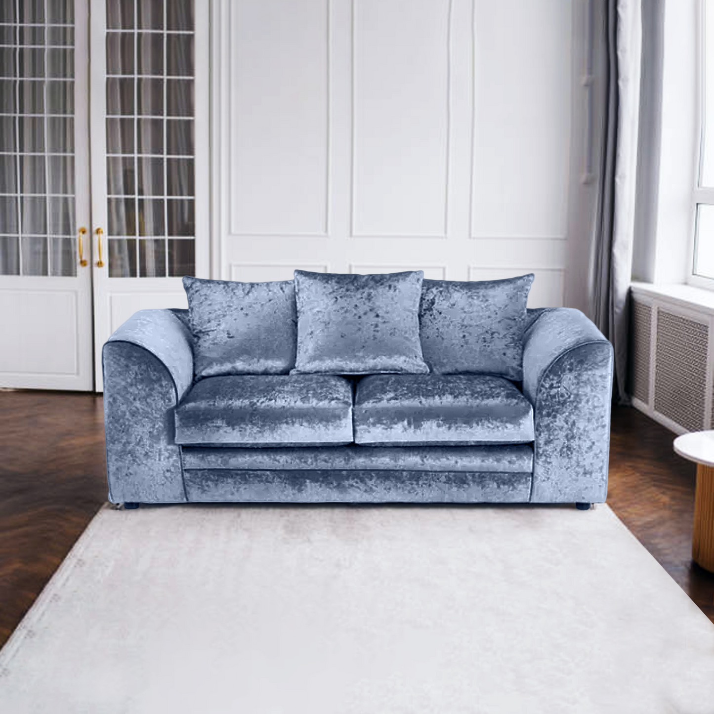 DYLAN CRUSH VELVET 2 SEATER SOFA