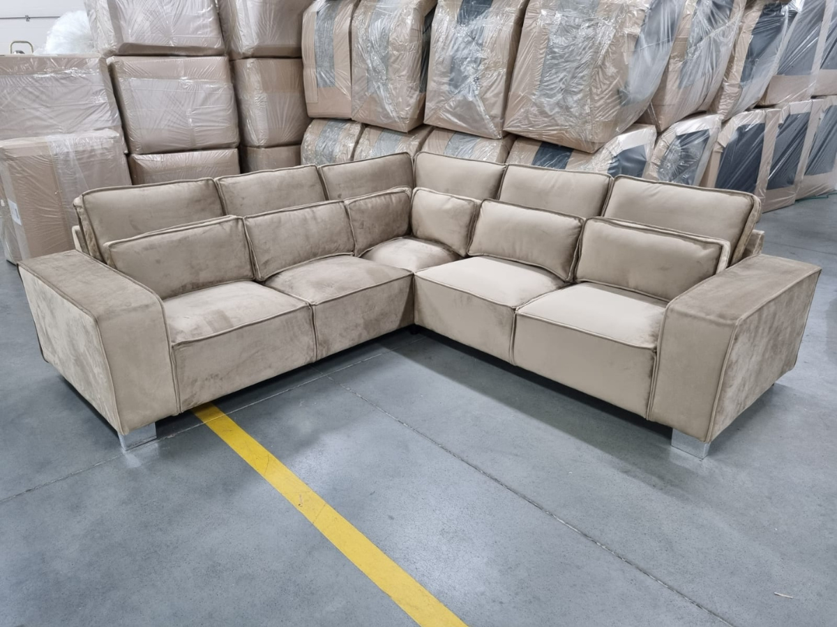 Sloane Mink Double Corner Sofa