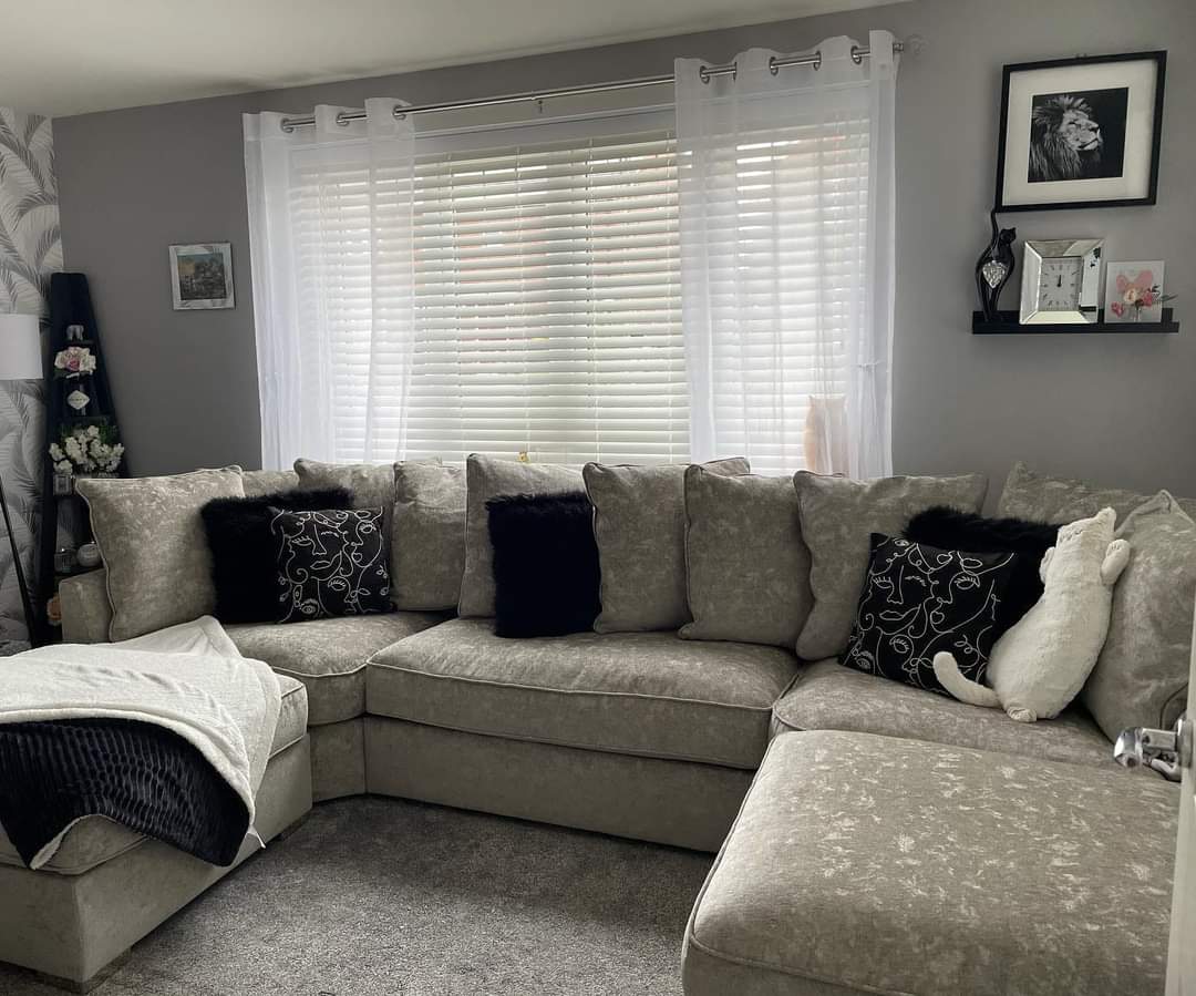 The Bishop Luxe U-Shape Sofa — Comes with 2 Giant Removable Stools!