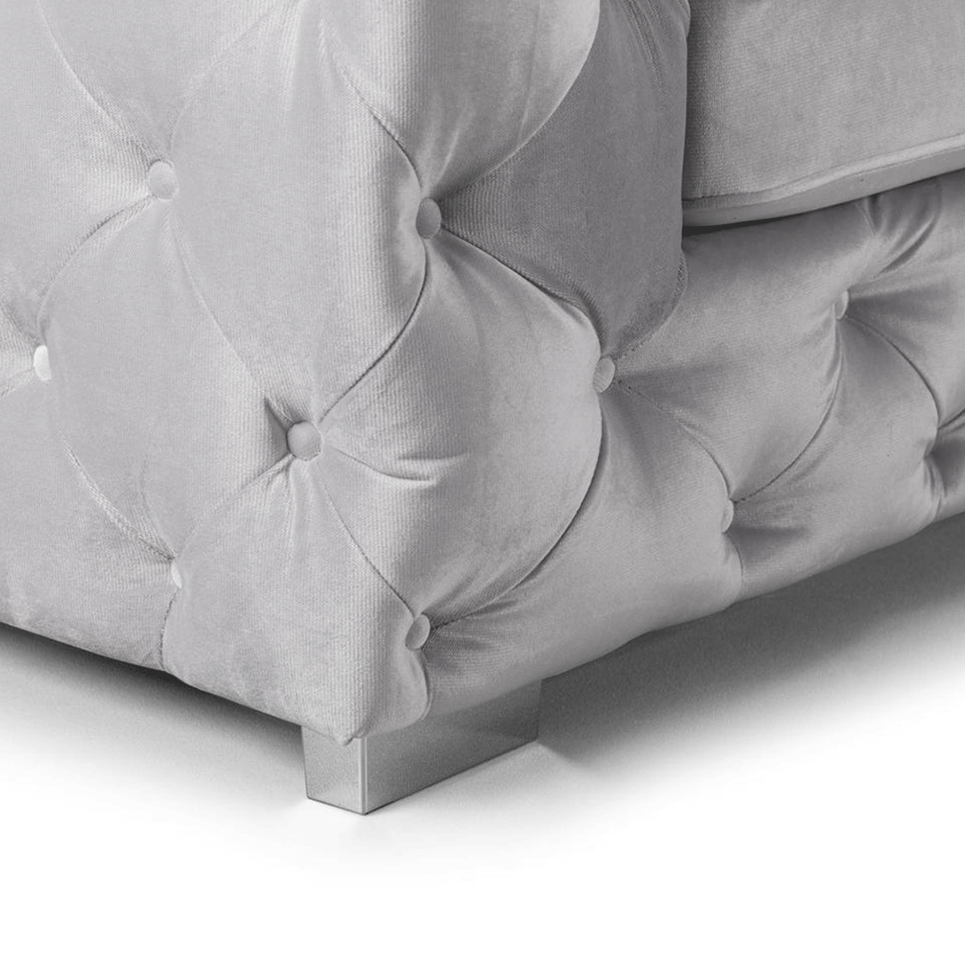 ASHTON 3+2 SEATER SOFA SILVER