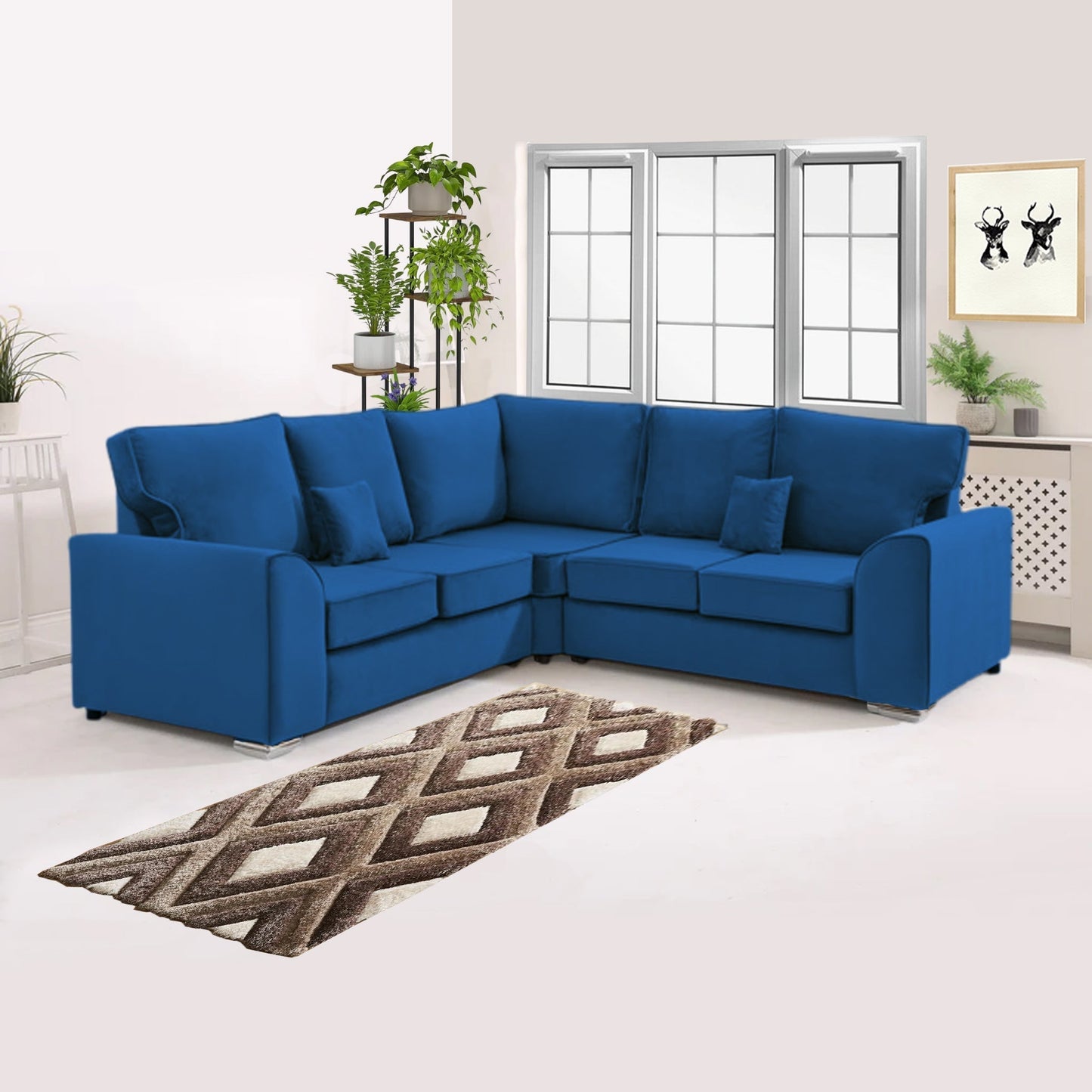 DYLAN DUAL ARM HIGH BACK 5 SEATER SOFA