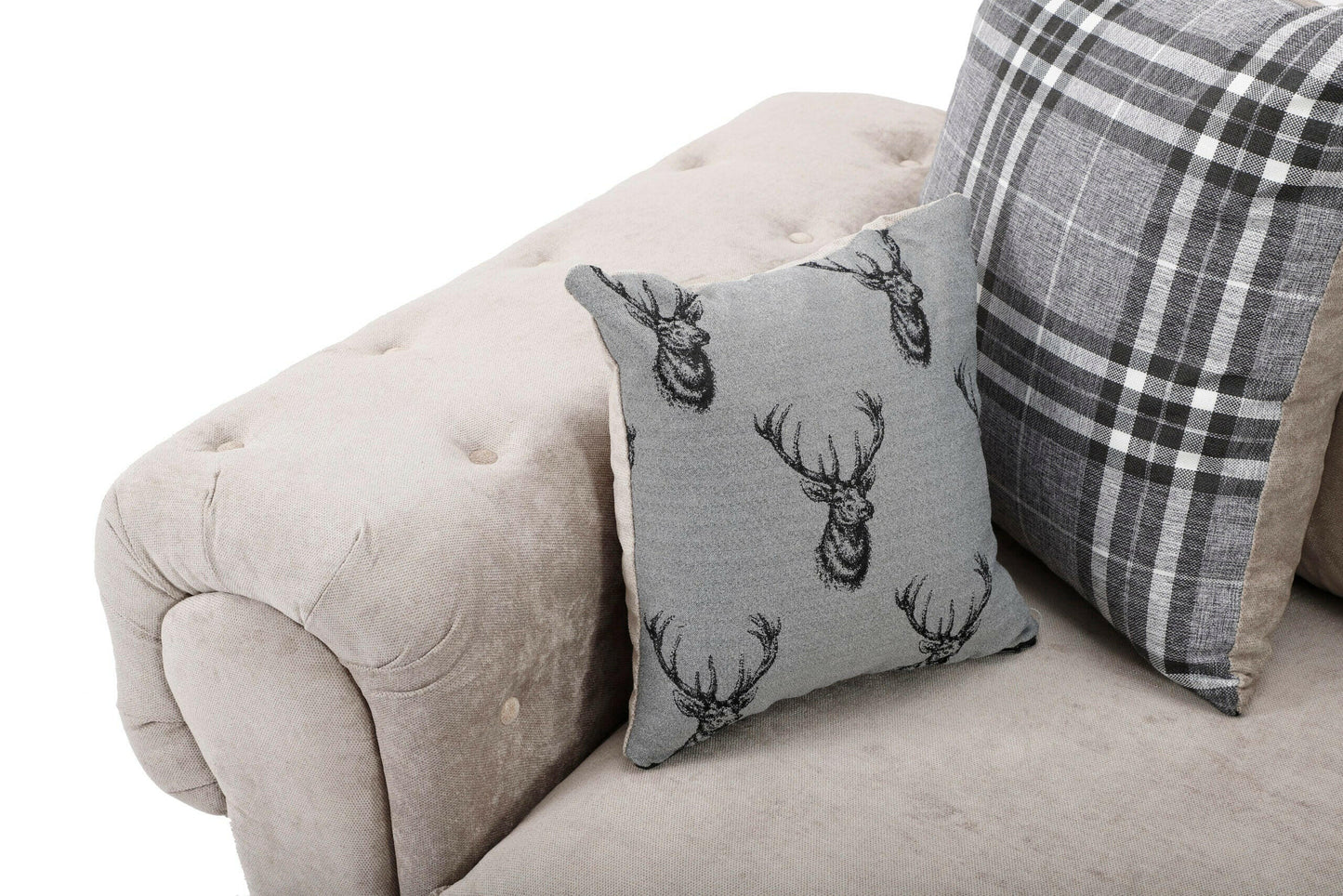 VERONA SCATTER BACK CORNER SOFA MINK